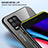 Silicone Frame Mirror Rainbow Gradient Case Cover LS1 for Realme Q3 5G