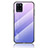 Silicone Frame Mirror Rainbow Gradient Case Cover LS1 for Realme V11s 5G Clove Purple