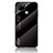 Silicone Frame Mirror Rainbow Gradient Case Cover LS1 for Realme V3 5G Black