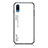 Silicone Frame Mirror Rainbow Gradient Case Cover LS1 for Samsung Galaxy A02 White
