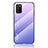 Silicone Frame Mirror Rainbow Gradient Case Cover LS1 for Samsung Galaxy A02s