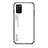 Silicone Frame Mirror Rainbow Gradient Case Cover LS1 for Samsung Galaxy A02s White