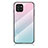 Silicone Frame Mirror Rainbow Gradient Case Cover LS1 for Samsung Galaxy A03