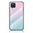 Silicone Frame Mirror Rainbow Gradient Case Cover LS1 for Samsung Galaxy A12 5G