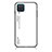 Silicone Frame Mirror Rainbow Gradient Case Cover LS1 for Samsung Galaxy A12 5G White