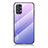 Silicone Frame Mirror Rainbow Gradient Case Cover LS1 for Samsung Galaxy A23 4G Clove Purple