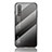 Silicone Frame Mirror Rainbow Gradient Case Cover LS1 for Samsung Galaxy A41 SC-41A Dark Gray