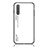 Silicone Frame Mirror Rainbow Gradient Case Cover LS1 for Samsung Galaxy A41 SC-41A White