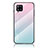 Silicone Frame Mirror Rainbow Gradient Case Cover LS1 for Samsung Galaxy A42 5G