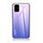 Silicone Frame Mirror Rainbow Gradient Case Cover LS1 for Samsung Galaxy A51 5G