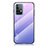 Silicone Frame Mirror Rainbow Gradient Case Cover LS1 for Samsung Galaxy A52s 5G Clove Purple