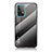 Silicone Frame Mirror Rainbow Gradient Case Cover LS1 for Samsung Galaxy A52s 5G Dark Gray