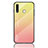 Silicone Frame Mirror Rainbow Gradient Case Cover LS1 for Samsung Galaxy A70E