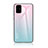 Silicone Frame Mirror Rainbow Gradient Case Cover LS1 for Samsung Galaxy A71 4G A715