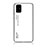 Silicone Frame Mirror Rainbow Gradient Case Cover LS1 for Samsung Galaxy A71 4G A715 White