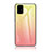 Silicone Frame Mirror Rainbow Gradient Case Cover LS1 for Samsung Galaxy A71 4G A715 Yellow