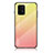 Silicone Frame Mirror Rainbow Gradient Case Cover LS1 for Samsung Galaxy A91