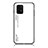 Silicone Frame Mirror Rainbow Gradient Case Cover LS1 for Samsung Galaxy A91 White