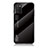 Silicone Frame Mirror Rainbow Gradient Case Cover LS1 for Samsung Galaxy F02S SM-E025F Black