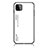 Silicone Frame Mirror Rainbow Gradient Case Cover LS1 for Samsung Galaxy F42 5G White