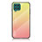 Silicone Frame Mirror Rainbow Gradient Case Cover LS1 for Samsung Galaxy F62 5G