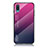 Silicone Frame Mirror Rainbow Gradient Case Cover LS1 for Samsung Galaxy M02