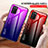 Silicone Frame Mirror Rainbow Gradient Case Cover LS1 for Samsung Galaxy M02s