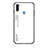 Silicone Frame Mirror Rainbow Gradient Case Cover LS1 for Samsung Galaxy M11 White