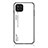 Silicone Frame Mirror Rainbow Gradient Case Cover LS1 for Samsung Galaxy M32 4G White