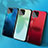 Silicone Frame Mirror Rainbow Gradient Case Cover LS1 for Samsung Galaxy M33 5G