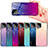 Silicone Frame Mirror Rainbow Gradient Case Cover LS1 for Samsung Galaxy M33 5G