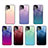 Silicone Frame Mirror Rainbow Gradient Case Cover LS1 for Samsung Galaxy M33 5G