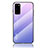 Silicone Frame Mirror Rainbow Gradient Case Cover LS1 for Samsung Galaxy S20