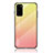 Silicone Frame Mirror Rainbow Gradient Case Cover LS1 for Samsung Galaxy S20