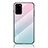 Silicone Frame Mirror Rainbow Gradient Case Cover LS1 for Samsung Galaxy S20 Plus 5G