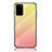 Silicone Frame Mirror Rainbow Gradient Case Cover LS1 for Samsung Galaxy S20 Plus