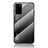 Silicone Frame Mirror Rainbow Gradient Case Cover LS1 for Samsung Galaxy S20 Plus Dark Gray