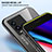 Silicone Frame Mirror Rainbow Gradient Case Cover LS1 for Vivo iQOO 10 5G