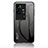 Silicone Frame Mirror Rainbow Gradient Case Cover LS1 for Vivo iQOO 11 5G Dark Gray