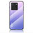 Silicone Frame Mirror Rainbow Gradient Case Cover LS1 for Vivo iQOO Neo6 5G
