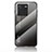 Silicone Frame Mirror Rainbow Gradient Case Cover LS1 for Vivo iQOO Neo6 5G Dark Gray