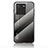 Silicone Frame Mirror Rainbow Gradient Case Cover LS1 for Vivo iQOO Neo6 SE 5G Dark Gray