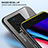 Silicone Frame Mirror Rainbow Gradient Case Cover LS1 for Vivo iQOO Neo7 5G