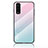 Silicone Frame Mirror Rainbow Gradient Case Cover LS1 for Vivo iQOO U1