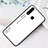 Silicone Frame Mirror Rainbow Gradient Case Cover LS1 for Vivo iQOO U3 4G