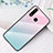 Silicone Frame Mirror Rainbow Gradient Case Cover LS1 for Vivo iQOO U3 4G