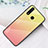 Silicone Frame Mirror Rainbow Gradient Case Cover LS1 for Vivo iQOO U3 4G