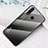 Silicone Frame Mirror Rainbow Gradient Case Cover LS1 for Vivo iQOO U3 4G Dark Gray