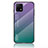 Silicone Frame Mirror Rainbow Gradient Case Cover LS1 for Vivo iQOO U3 5G