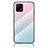 Silicone Frame Mirror Rainbow Gradient Case Cover LS1 for Vivo iQOO U3 5G